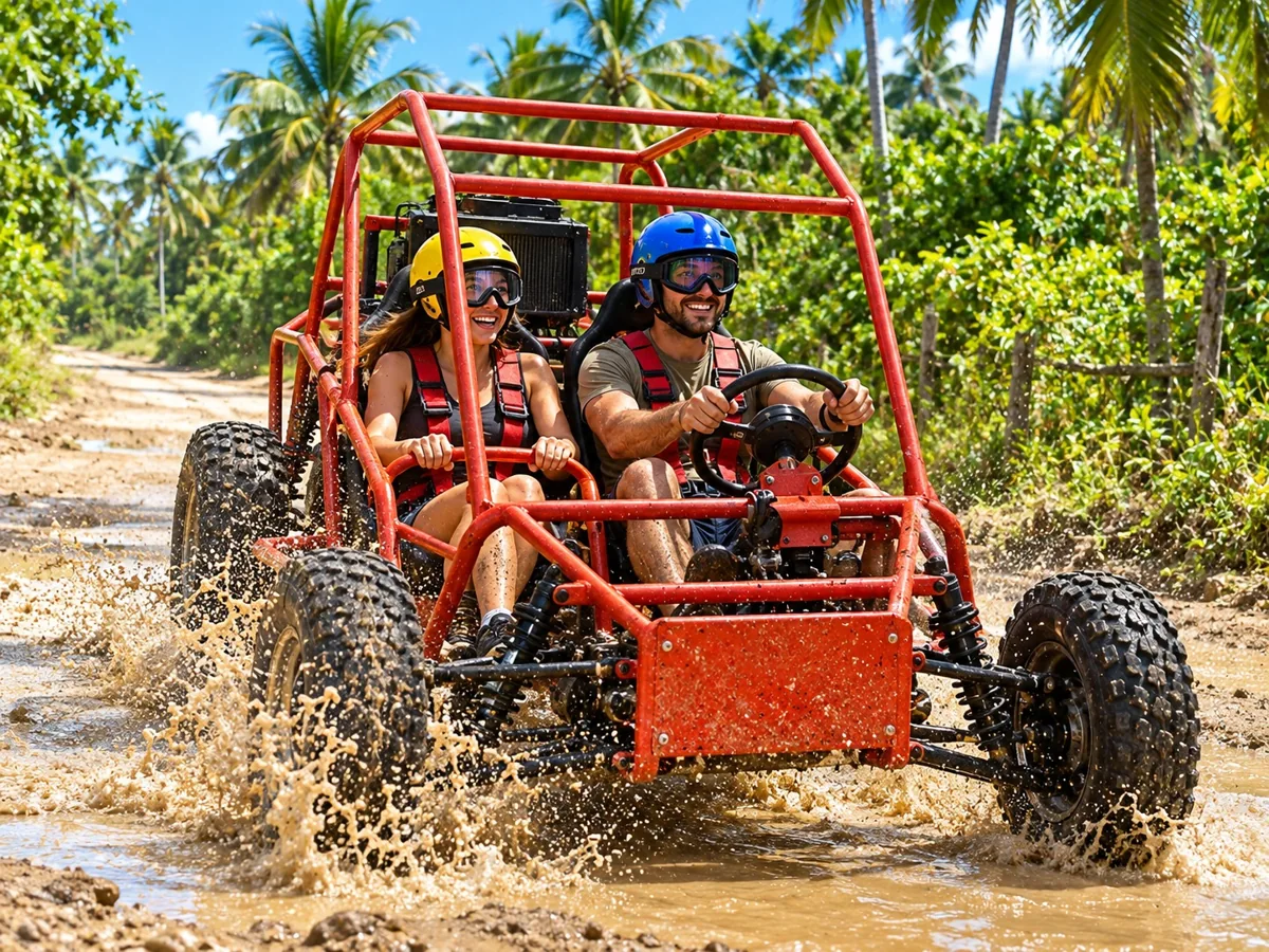 Buggy et observation des singes